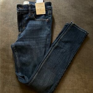 Abercrombie kids 11/12 long super skinny jean